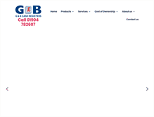 Tablet Screenshot of gandbcashregisters.co.uk